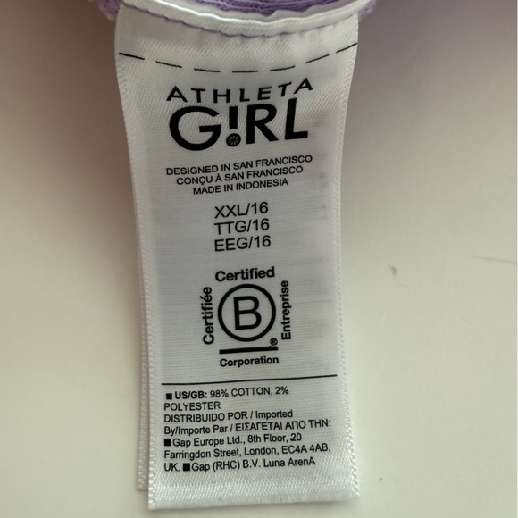 Athleta Girl Purple Athletic Shorts - Picture 5 of 5